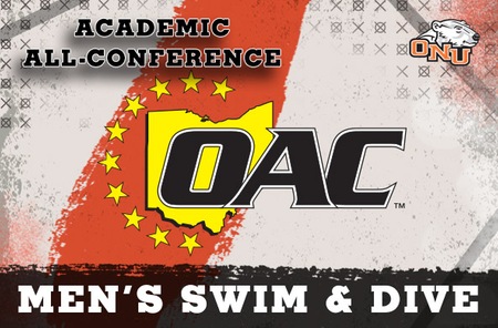Golba, Simpson, Rastatter named Academic All-OAC in Men's Swimming & Diving