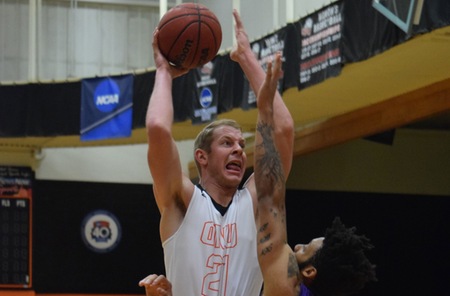 Bruns, Burger power Men's Basketball to 86-82 OAC victory over Mount Union