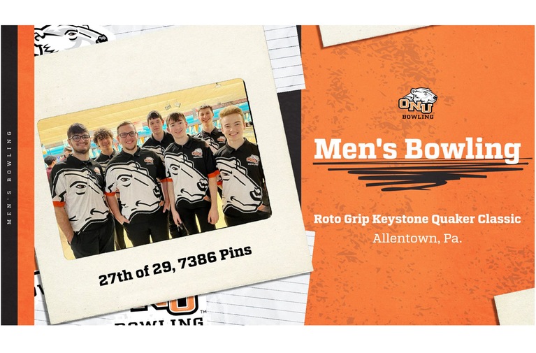 Men's Bowling finishes 27th of 29 teams at Keystone Quaker Classic