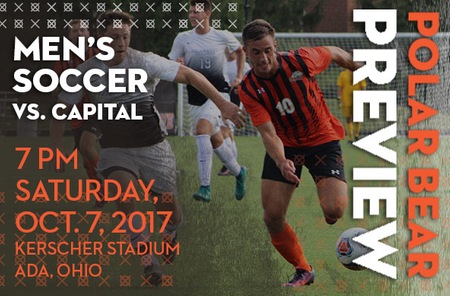Men's Soccer: Capital (7-4-0 Overall, 1-1-0 OAC) at Ohio Northern (8-3-1 Overall, 1-1-0 OAC)