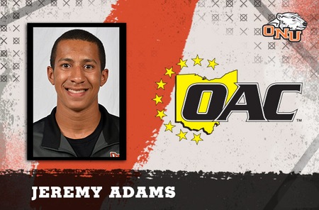 Freshman Jeremy Adams captures OAC Men's Swimming and Diving Athlete of the Week honors