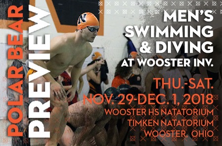 Men's Swimming & Diving: Ohio Northern (2-1 Overall) at Wooster Invitational