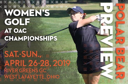 Women's Golf: Ohio Northern (24-14 Overall) - OAC Championships at West Lafayette, Ohio