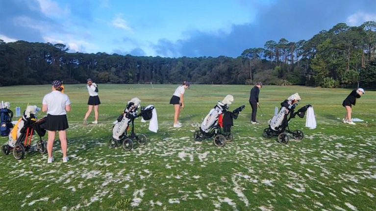 Women's Golf moves up two spots to ninth on second day of Jekyll Island Collegiate