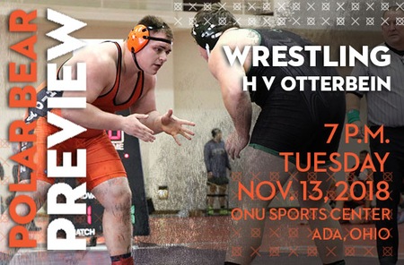 Wrestling: Otterbein (1-2 Overall, 0-0 OAC) at Ohio Northern (0-0 Overall, 0-0 OAC)