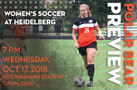 Women's Soccer: Ohio Northern (11-2-0 Overall, 5-0-0 OAC) at Heidelberg (6-8-1 Overall, 1-4-0 OAC)