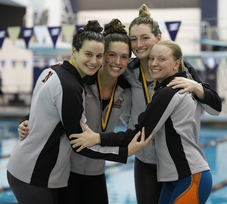 Women's Swimming and Diving at OAC Championships Day 3 - 2-19-22