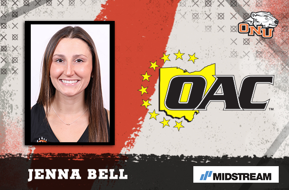 Freshman Jenna Bell earns second straight OAC Women’s Tennis Player of the Week accolade