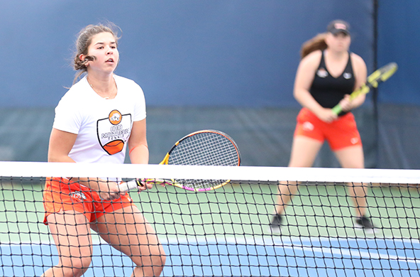 Women's Tennis moves into championship match of OAC Tournament with 5-1 victory over John Carroll