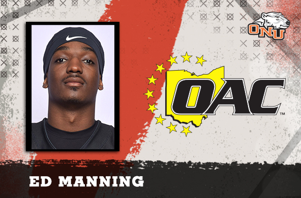 Senior Ed Manning named OAC Football Special Teams Player of the Week