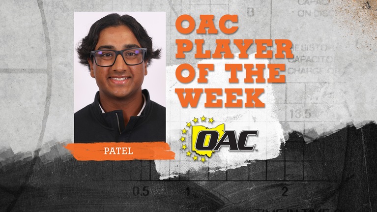 Freshman Aashir Patel named OAC Men's Golfer of the Week