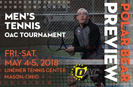 Men's Tennis: Ohio Northern (15-8 Overall) - OAC Semifinals/Finals at Mason, Ohio