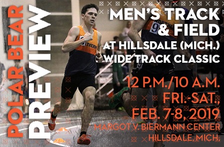 Men's Indoor Track & Field: Ohio Northern (15-3 Overall) at Hillsdale Wide Track Classic