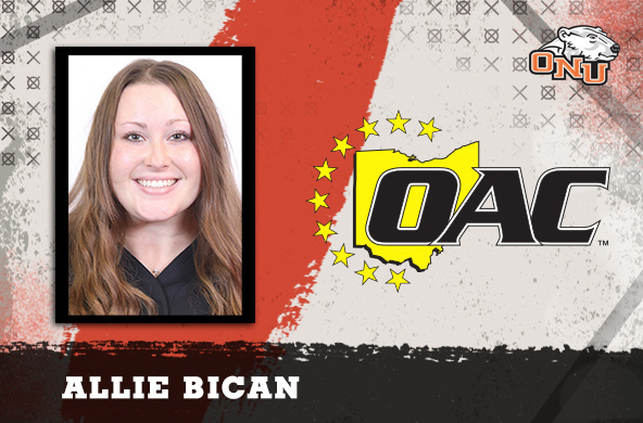 Sophomore Allie Bican named OAC Softball Pitcher of the Week