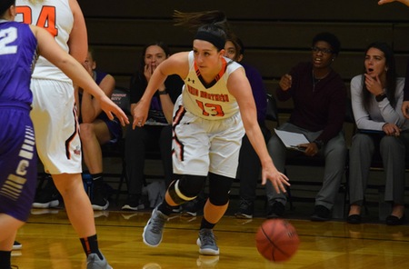 Alexis Kirkbride's career-day powers No. 15 Women's Basketball to 64-38 victory over Capital in OAC opener