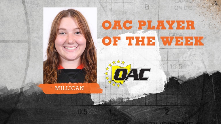 Chloe Millican named OAC Women's Lacrosse Defensive Player of the Week