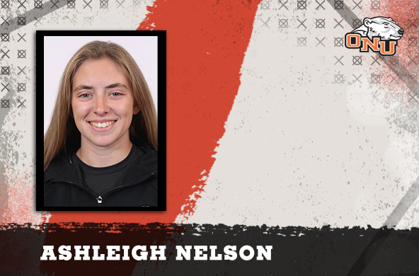 Freshman Ashleigh Nelson wins three times, leads Women's Swimming and Diving in 128-103 setback at Baldwin Wallace