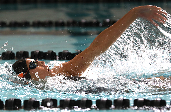 Starkey wins 200 back, leads Women's Swimming and Diving in regular season finale against Grove City (Pa.)